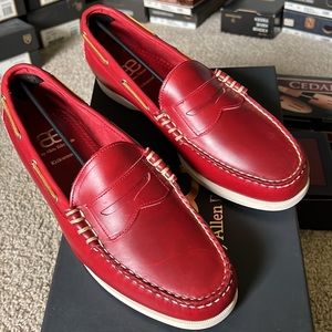 Allen Edmonds red slip on shoe size 12-3E .